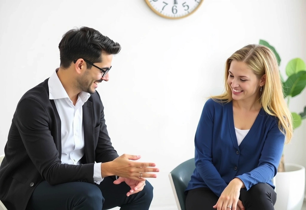 Una persona recibiendo asesoramiento profesional sobre salud y nutrición.