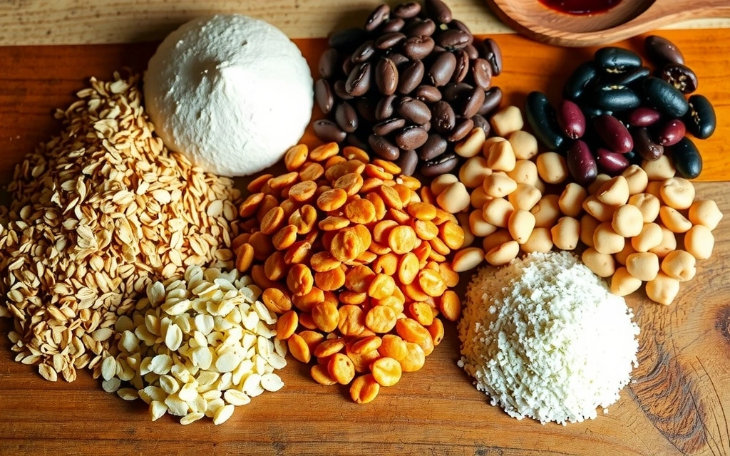 Cereales integrales y legumbres